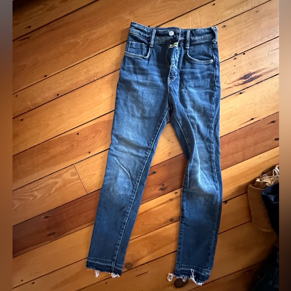 Pilcro cigarette jeans, size 25